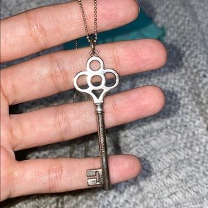 Tiffany & Co key necklace